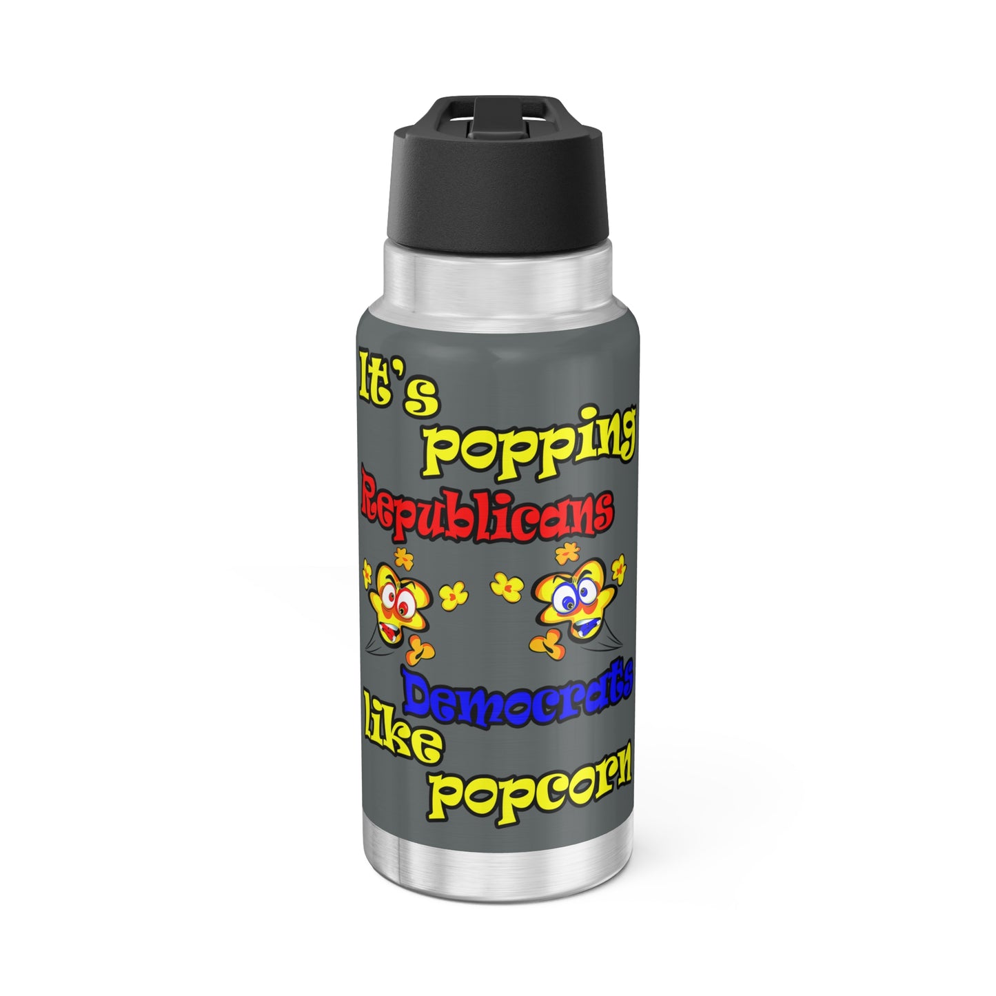 popping like popcorn - Gator Tumbler, 32oz (dark grey)