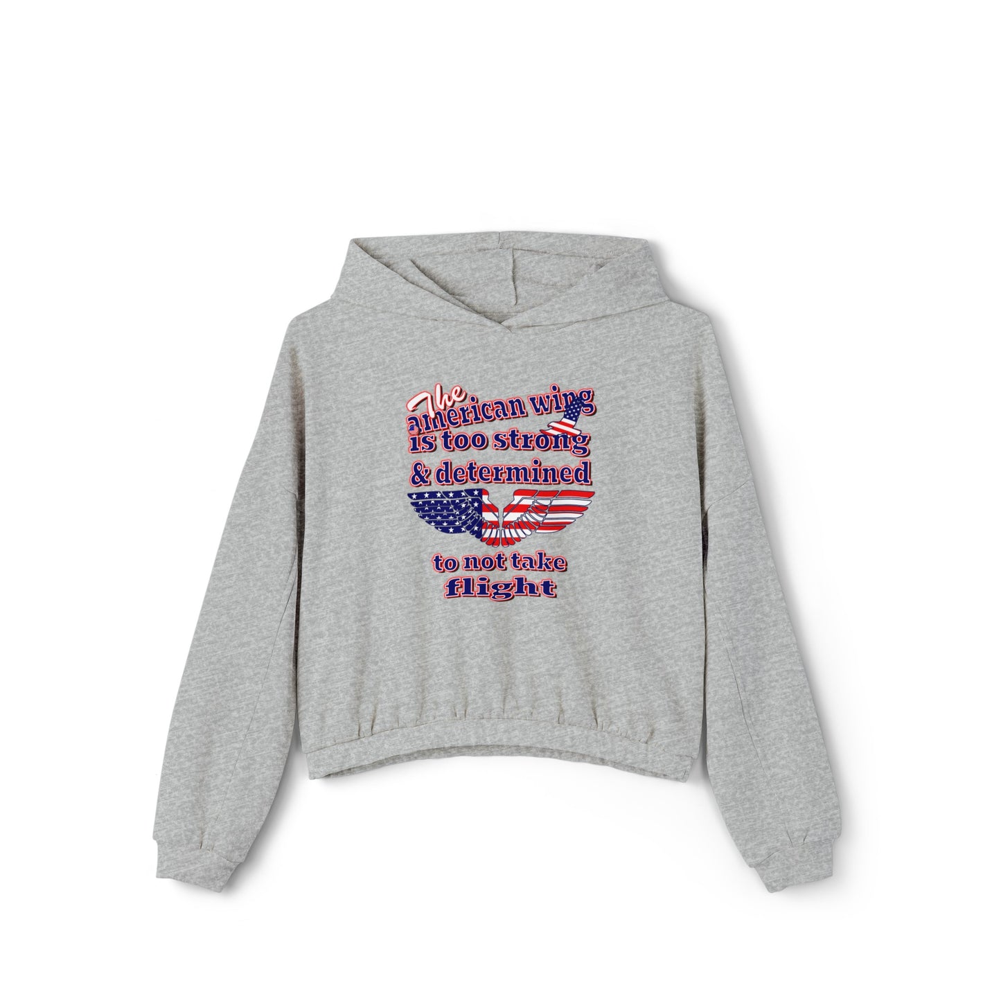 american wing - Women's Cinched Bottom Hoodie