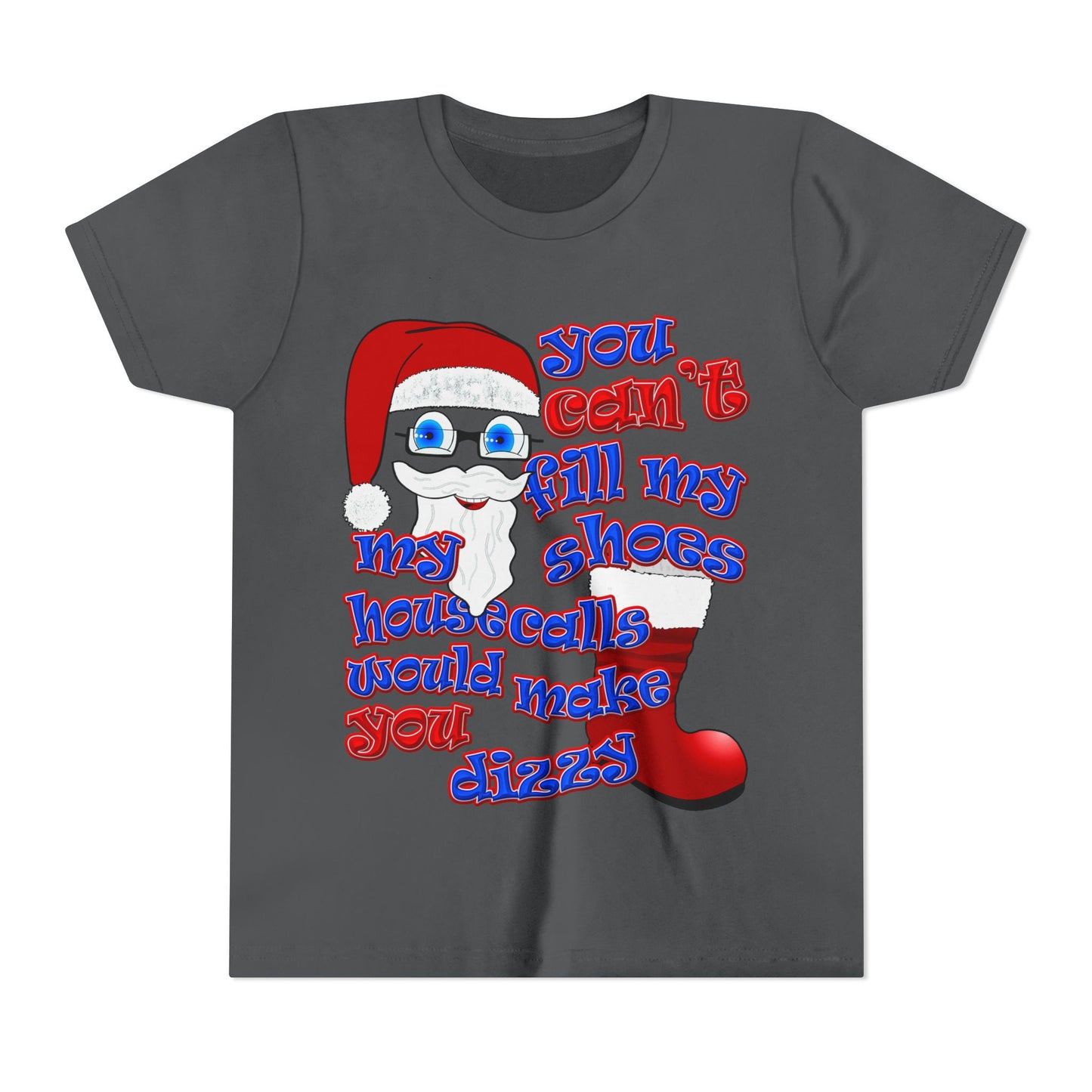 santa's shoes - Youth Short Sleeve Tee