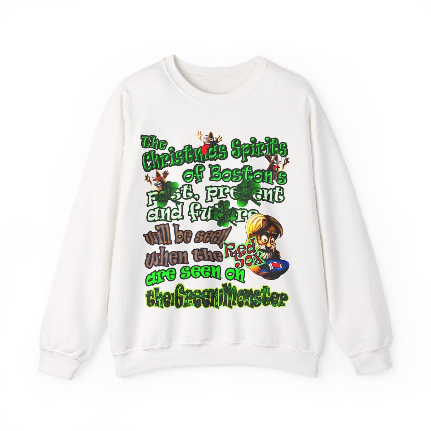 christmas spirits of boston - Unisex Heavy Blend™ Crewneck Sweatshirt