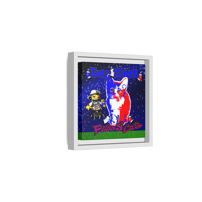 tag that - framed canvas art ('snoops' background)