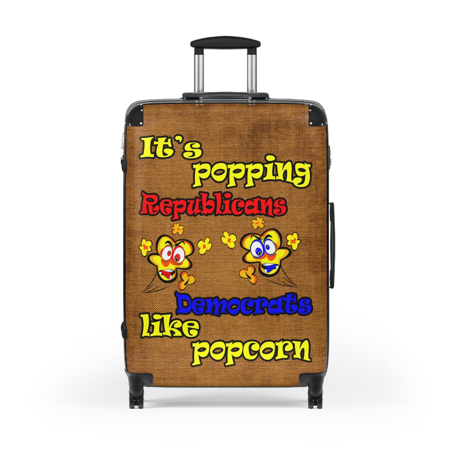 popping like popcorn - Suitcase (brown papyrus)