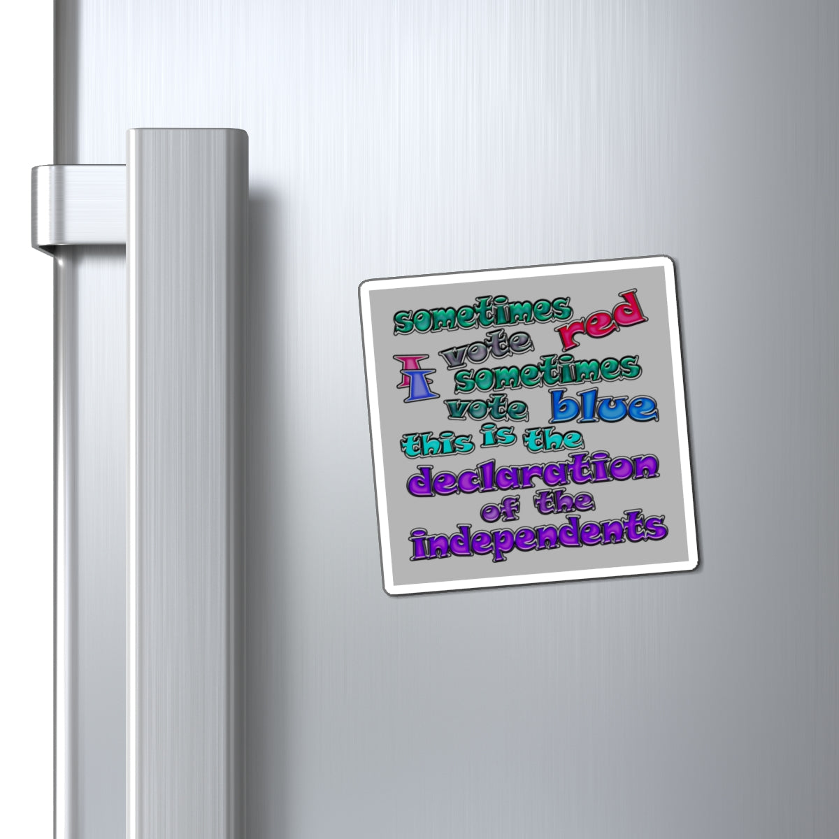 declaration of the independents - Magnets - (light grey)