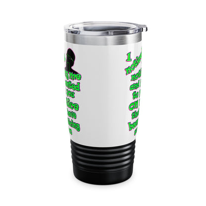 noticed you noticing - Ringneck Tumbler, 20oz (white)