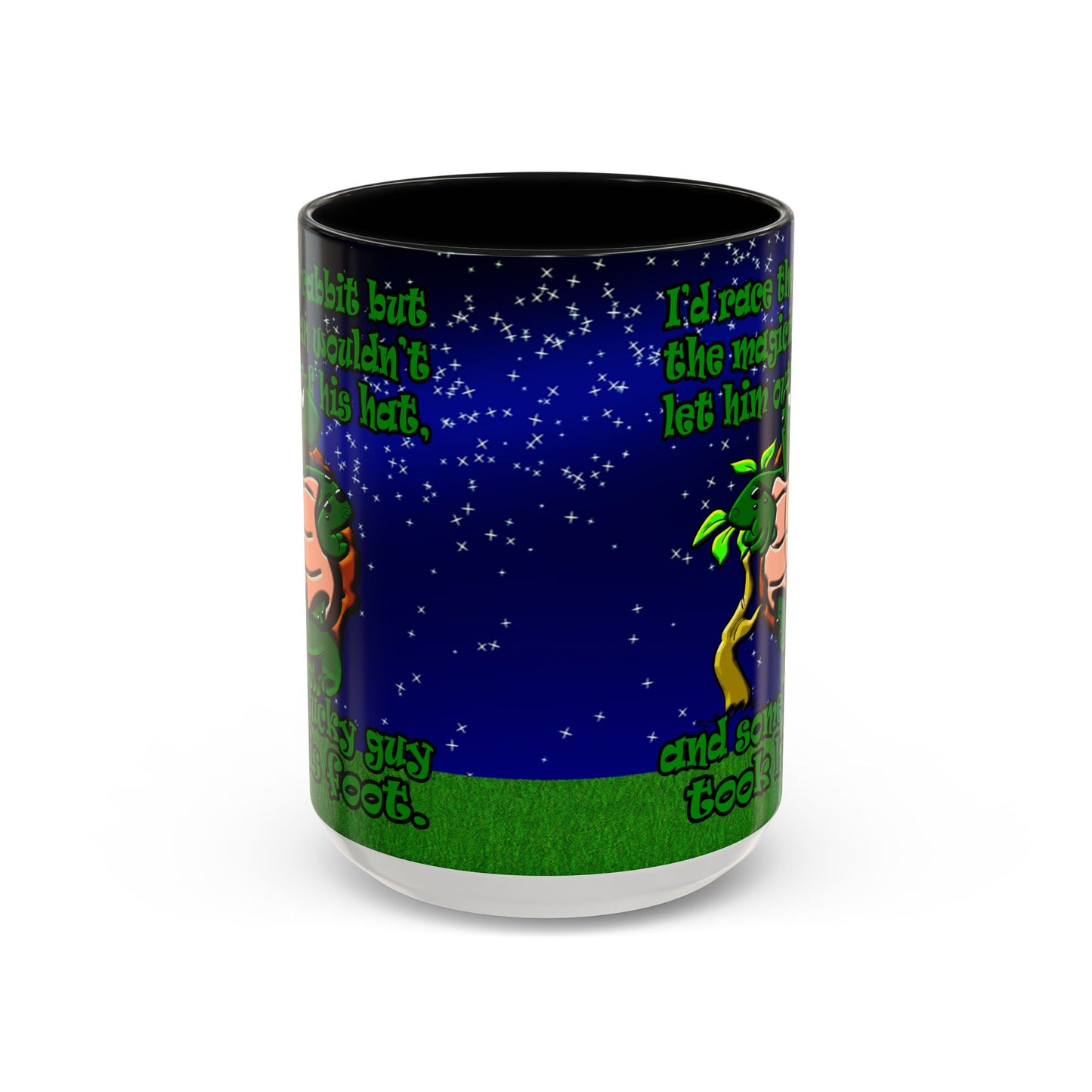 turtle race - Accent Mug ('snoops' background)