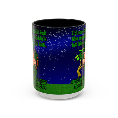turtle race - Accent Mug ('snoops' background)