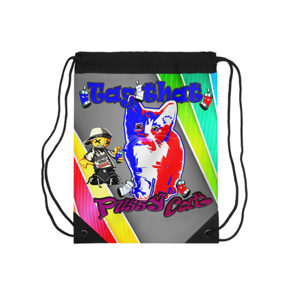 tag that - Drawstring Bag (rainbow split)