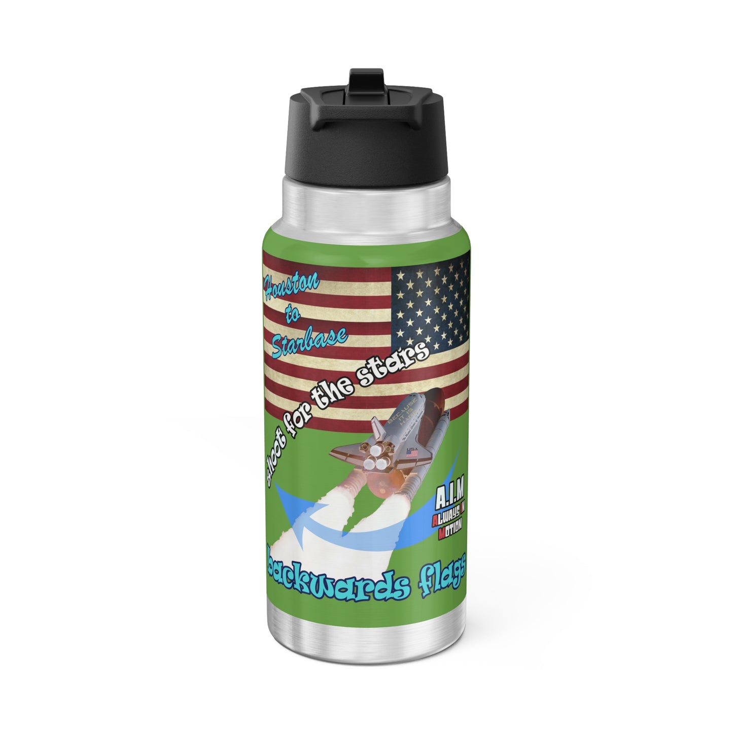 shoot for the stars - Gator Tumbler, 32oz (green)