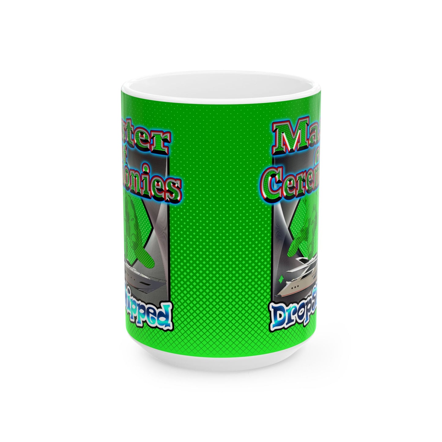 logo - White Mug (logo green)