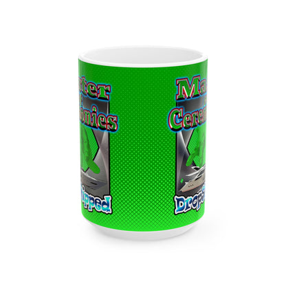 logo - White Mug (logo green)