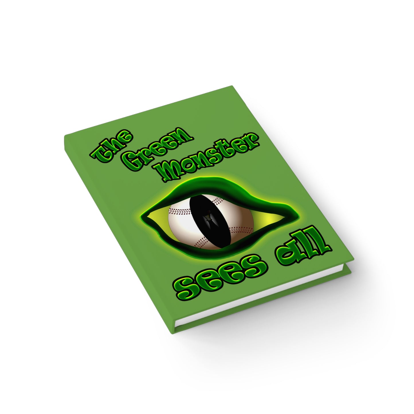 green monster - journal-lined (green)