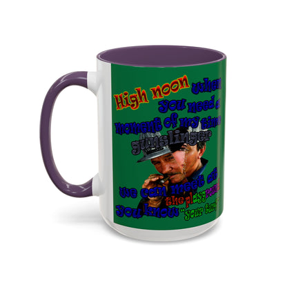 high noon - Accent Mug (dark green)
