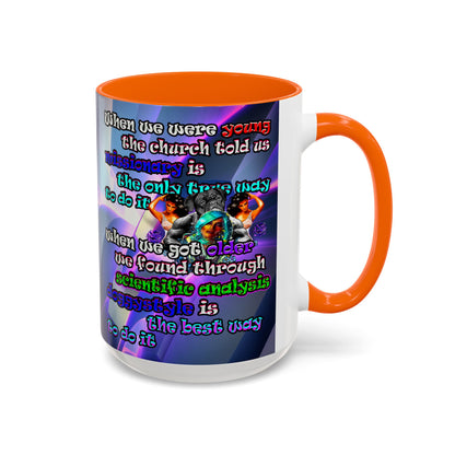 doggystyle - Accent Mug (grey-pink wave)