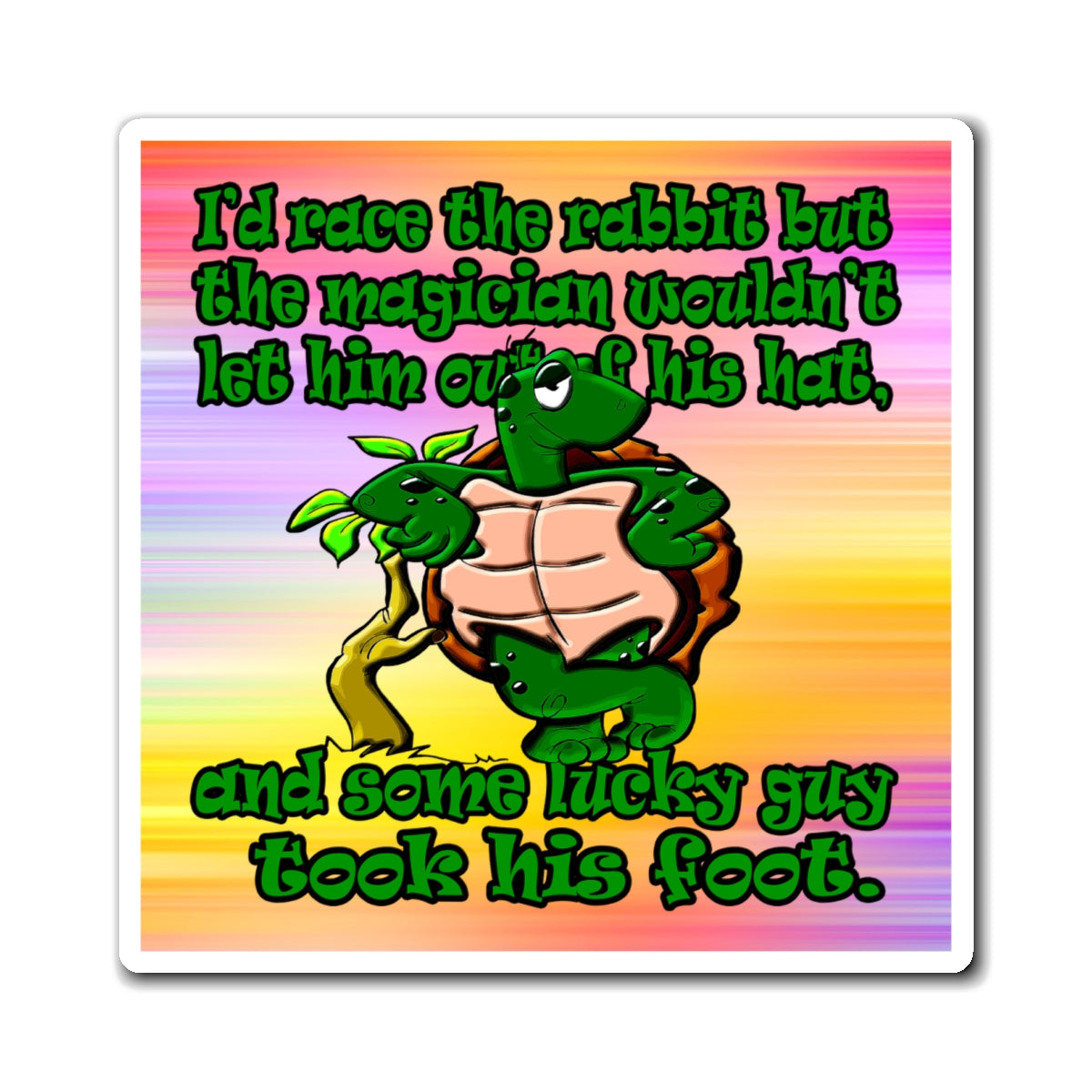 turtle race - Magnets - (color blur)