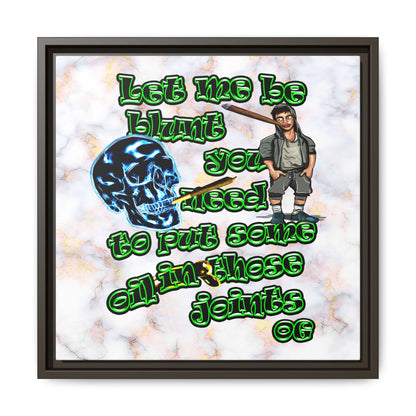 og - framed canvas art (white marble)