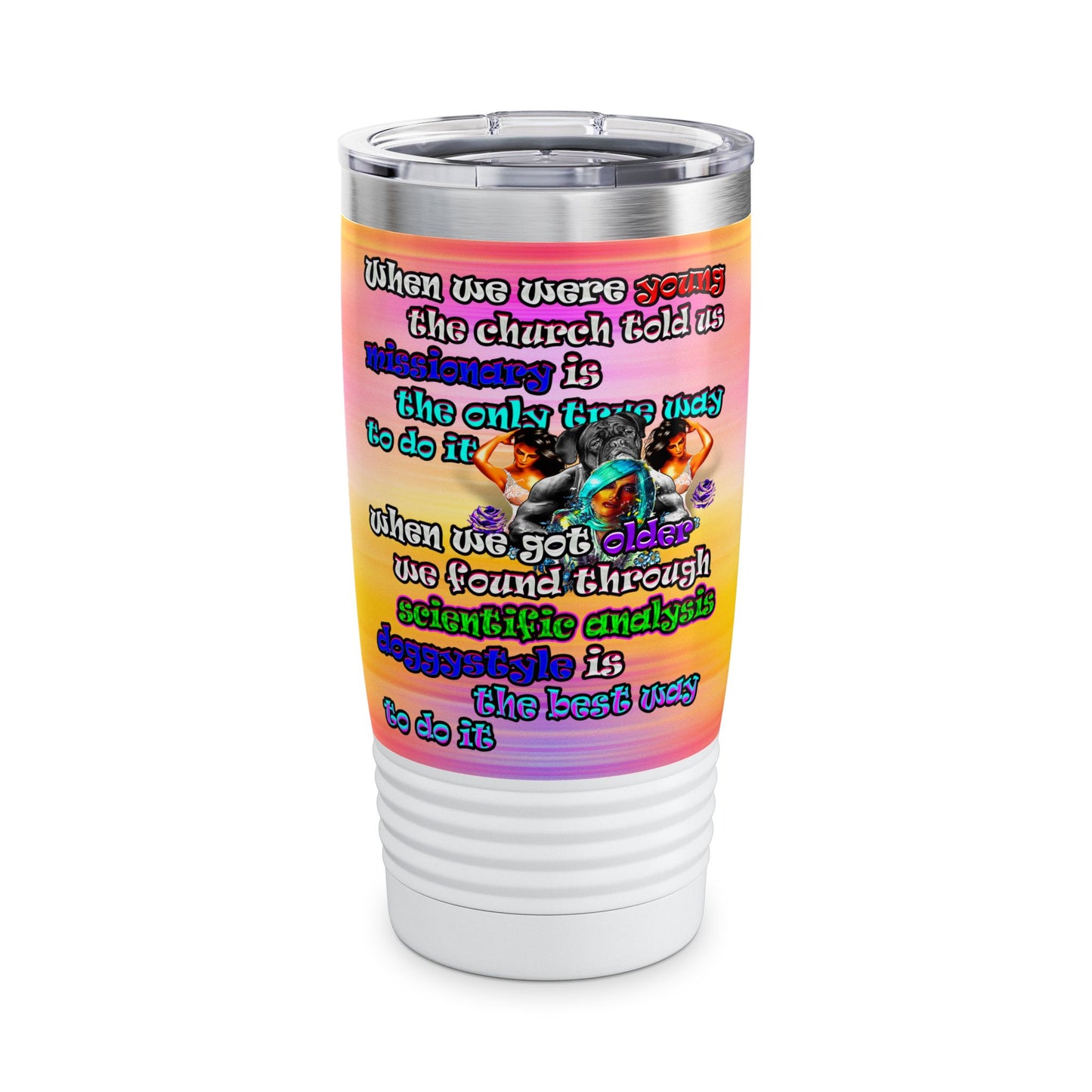 doggystyle - Ringneck Tumbler, 20oz (color blur)
