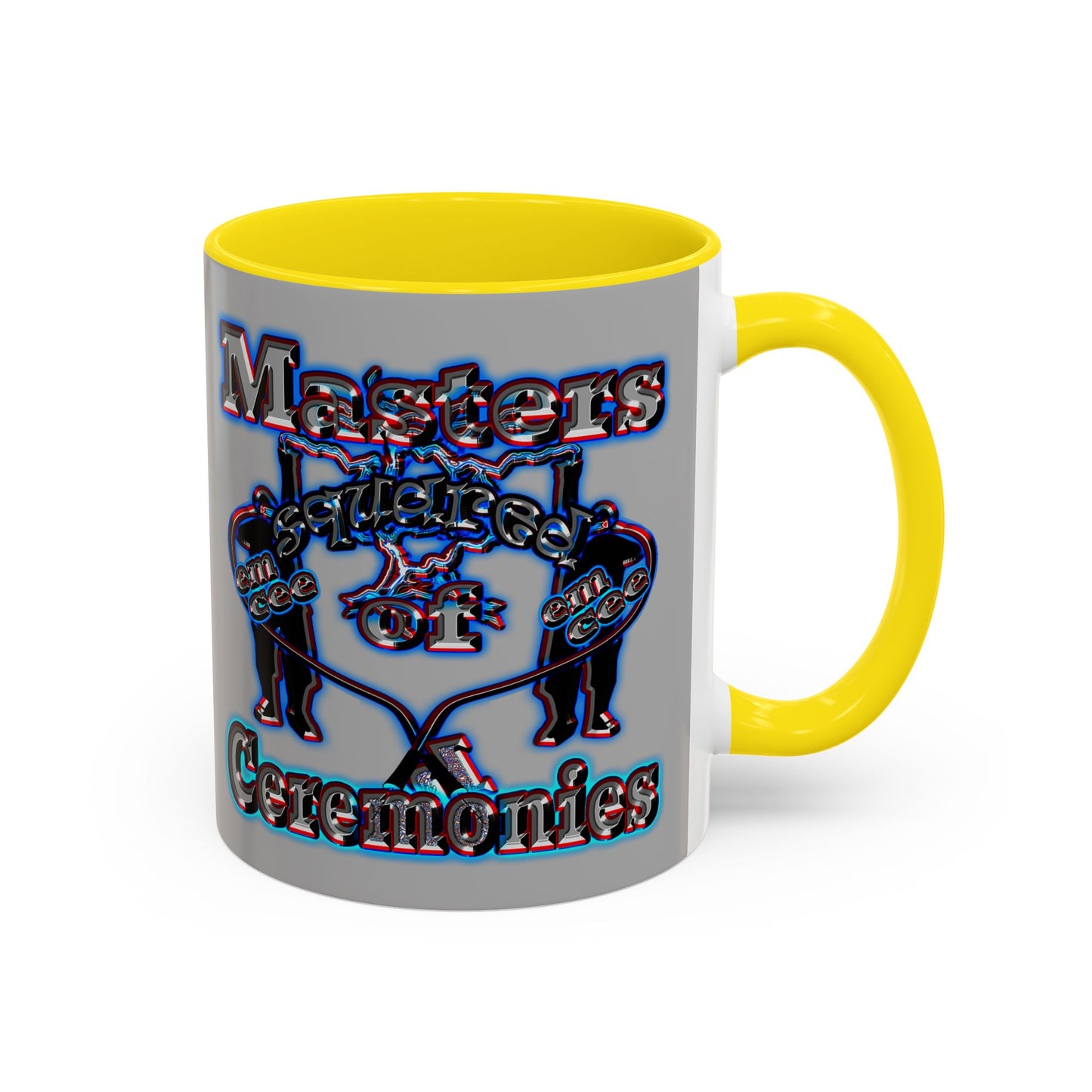 em cee squared - Accent Mug (light grey)