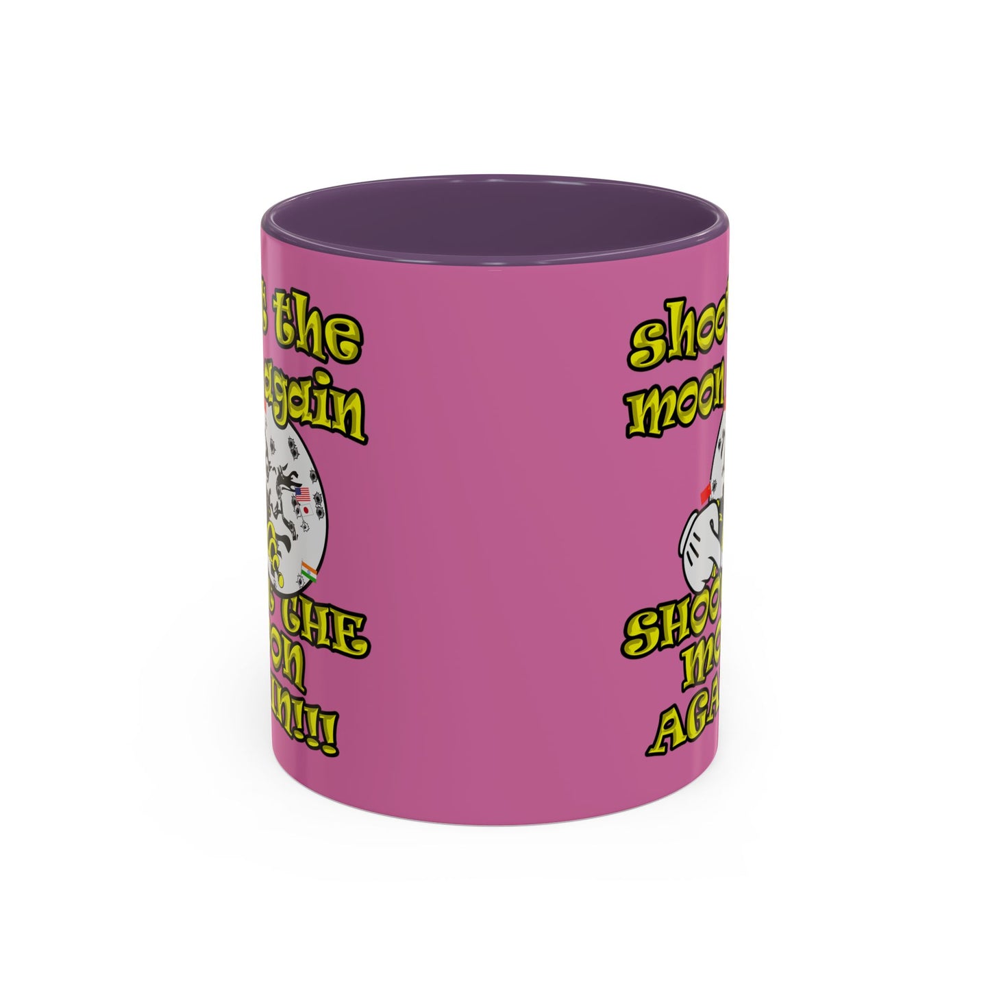 shoot the moon again - Accent Mug (light pink)