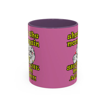 shoot the moon again - Accent Mug (light pink)