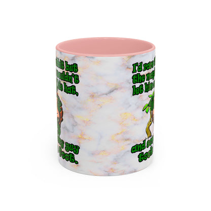 turtle race - Accent Mug (white marble)