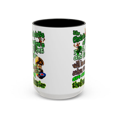 christmas spirits of boston - Accent Mug (white)