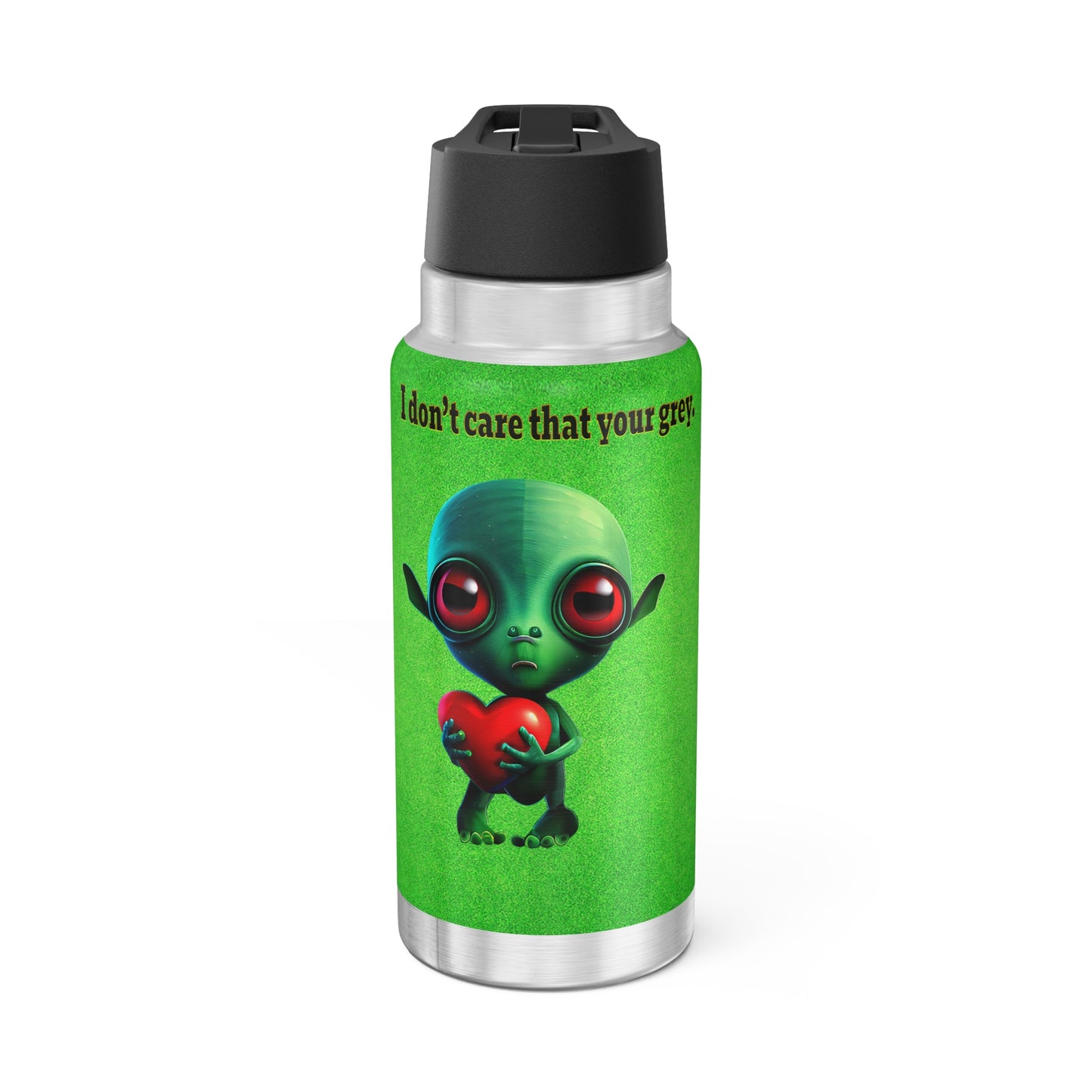 I don't care that your grey - Gator Tumbler, 32oz  (green turf)