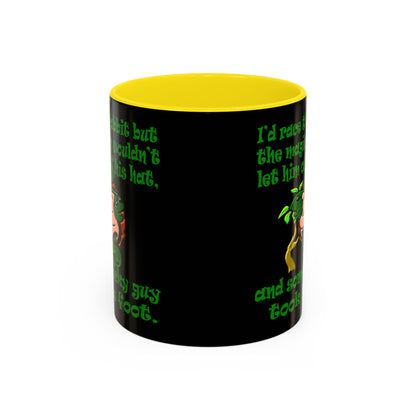 turtle race - Accent Mug (black)