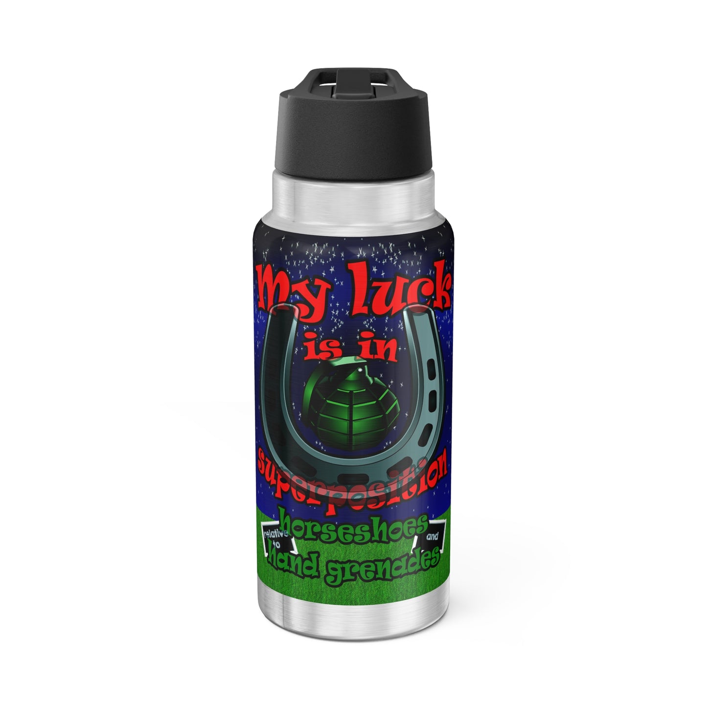 my luck - Gator Tumbler, 32oz  ('snoops' background)
