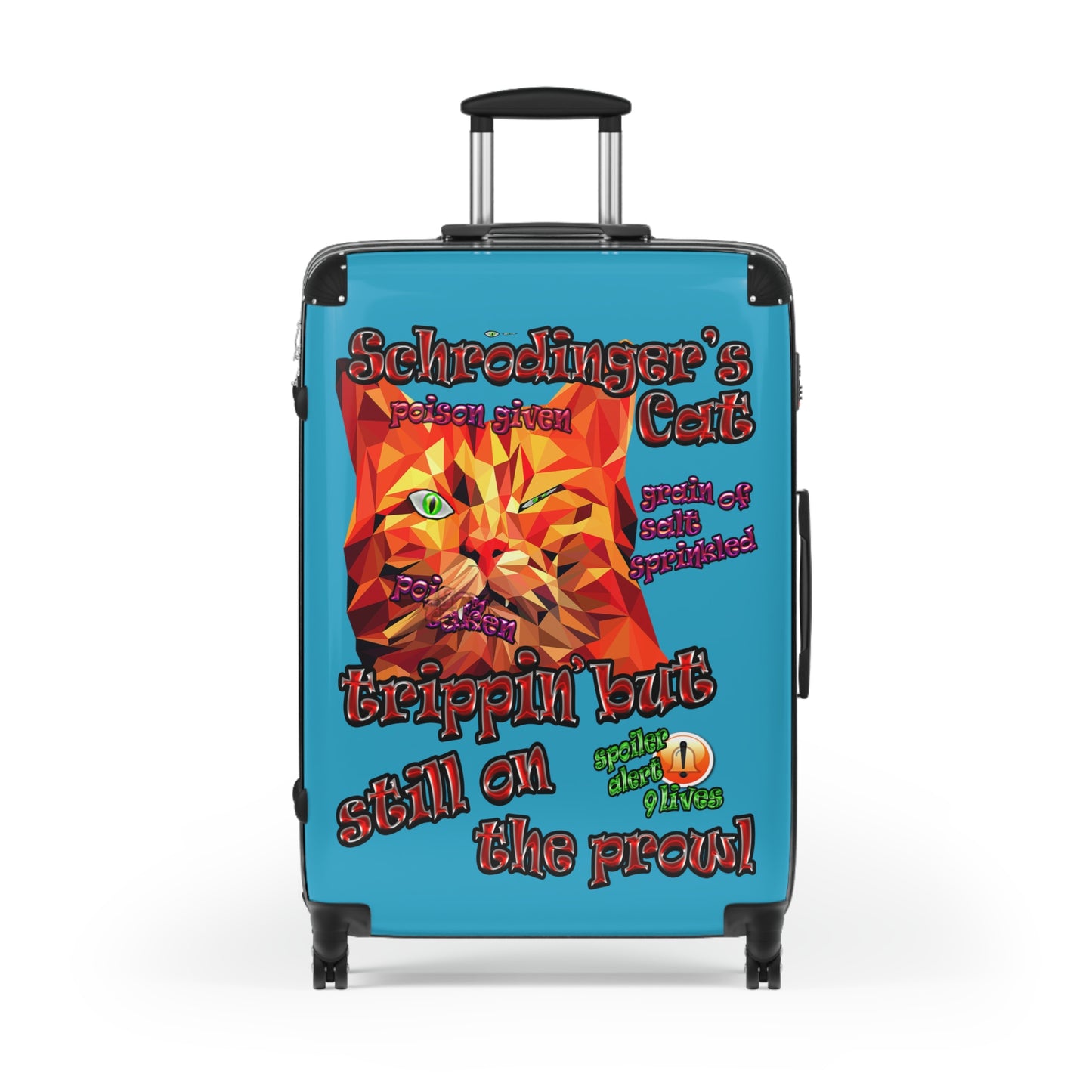 schrodinger's cat - Suitcase (turquoise)