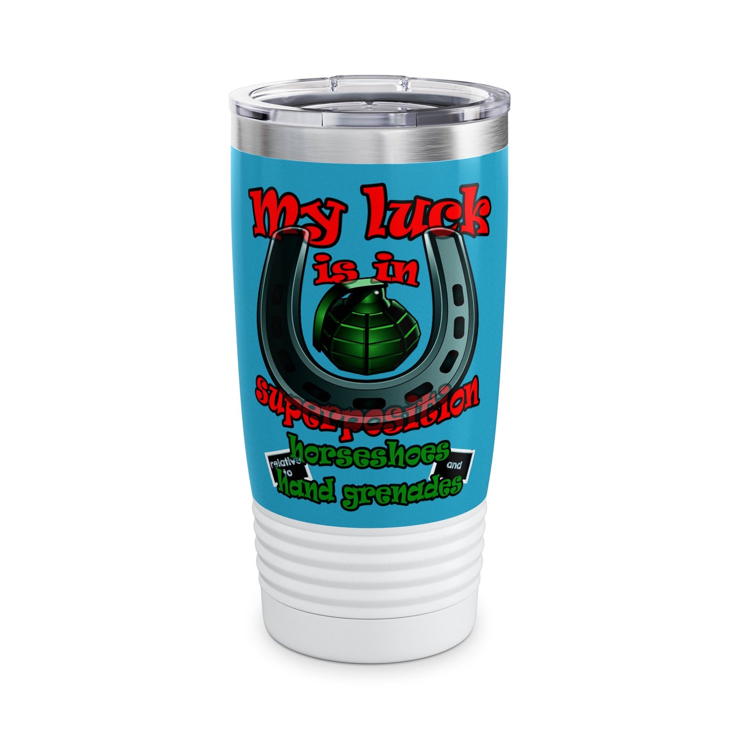 my luck - Ringneck Tumbler, 20oz (turquoise)