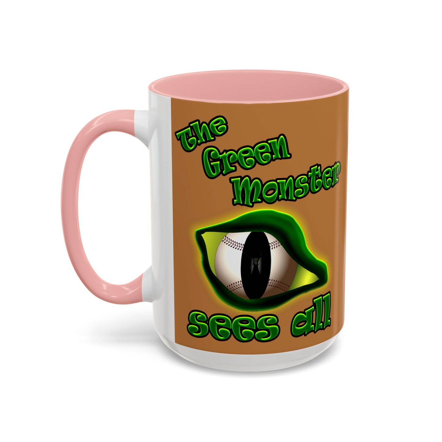 green monster - Accent Mug (light brown)