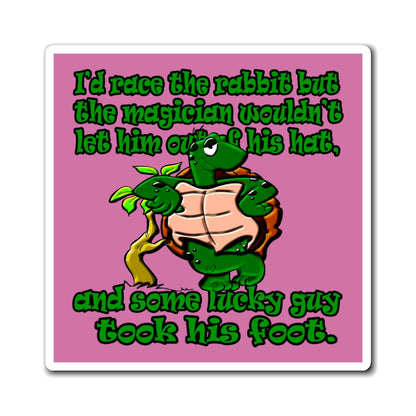 turtle race - Magnets - (light pink)