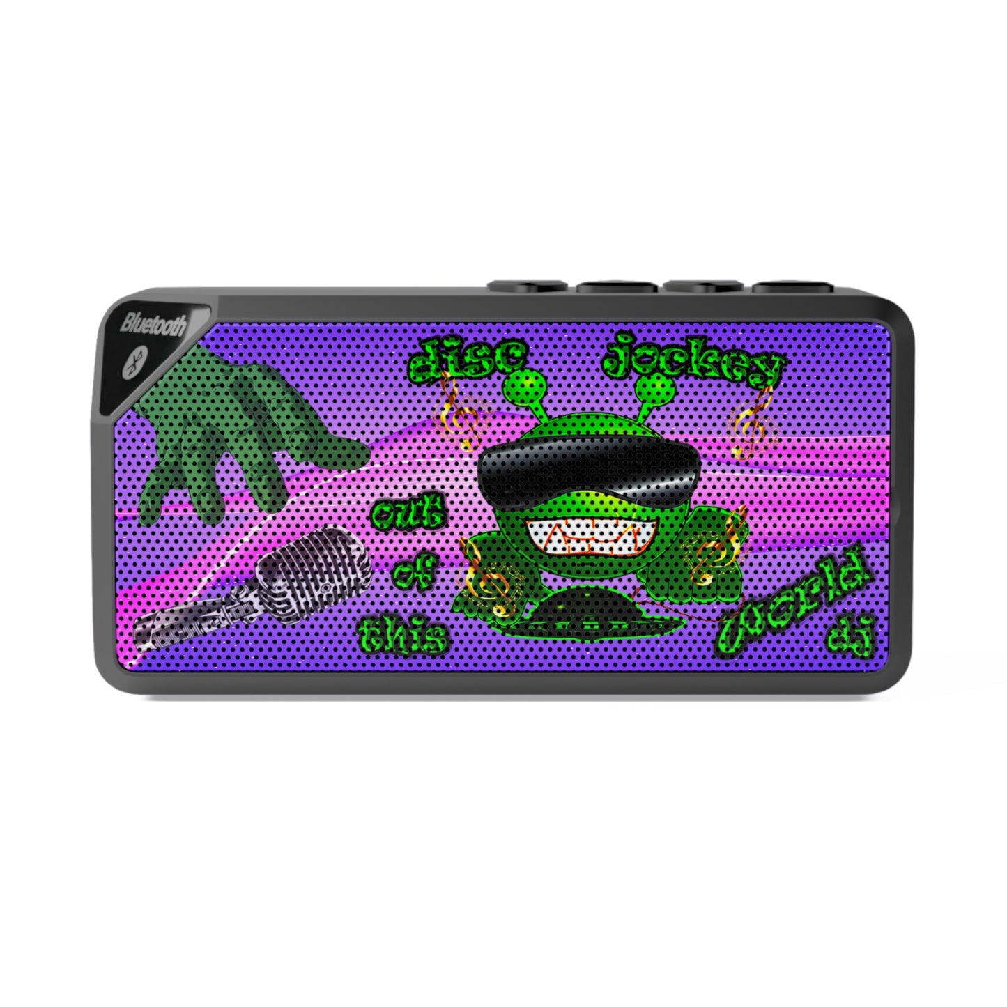 disc jockey - Jabba Bluetooth Speaker (purple-pink wave)
