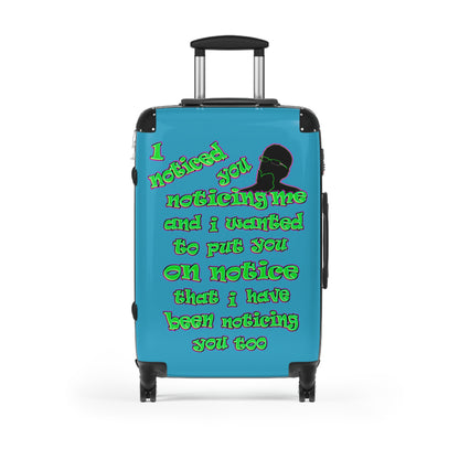 noticed you noticing - Suitcase (turquoise)