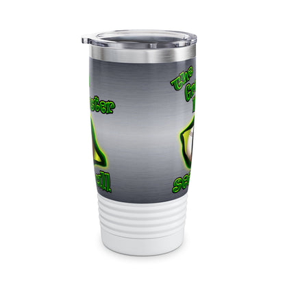 green monster - Ringneck Tumbler, 20oz (brushed nickel)