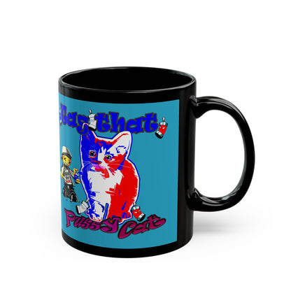 tag that - Black Mug (turquoise)