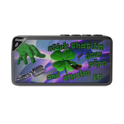 stick that in your pipe and smoke it - Jabba Bluetooth Speaker (grey-pink wave)
