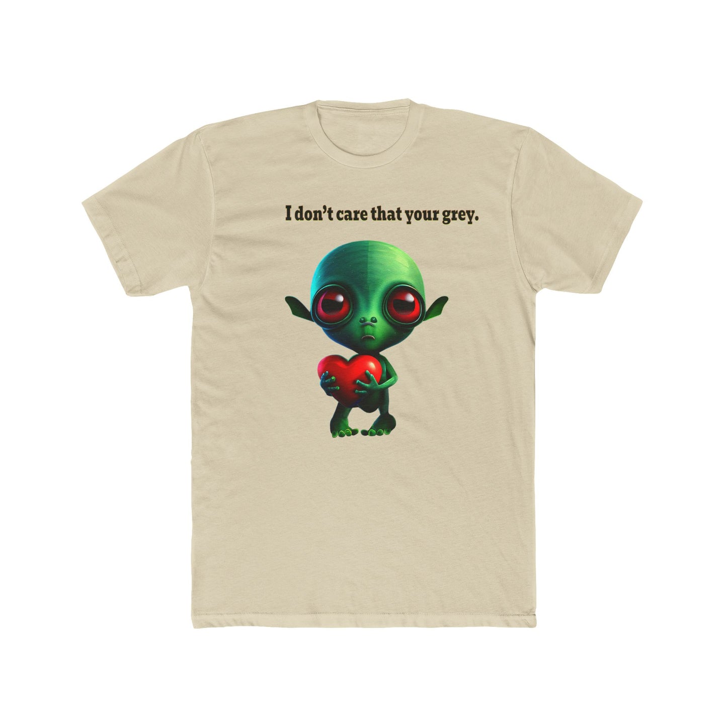 I don't care that your grey - Men's Cotton Crew Tee