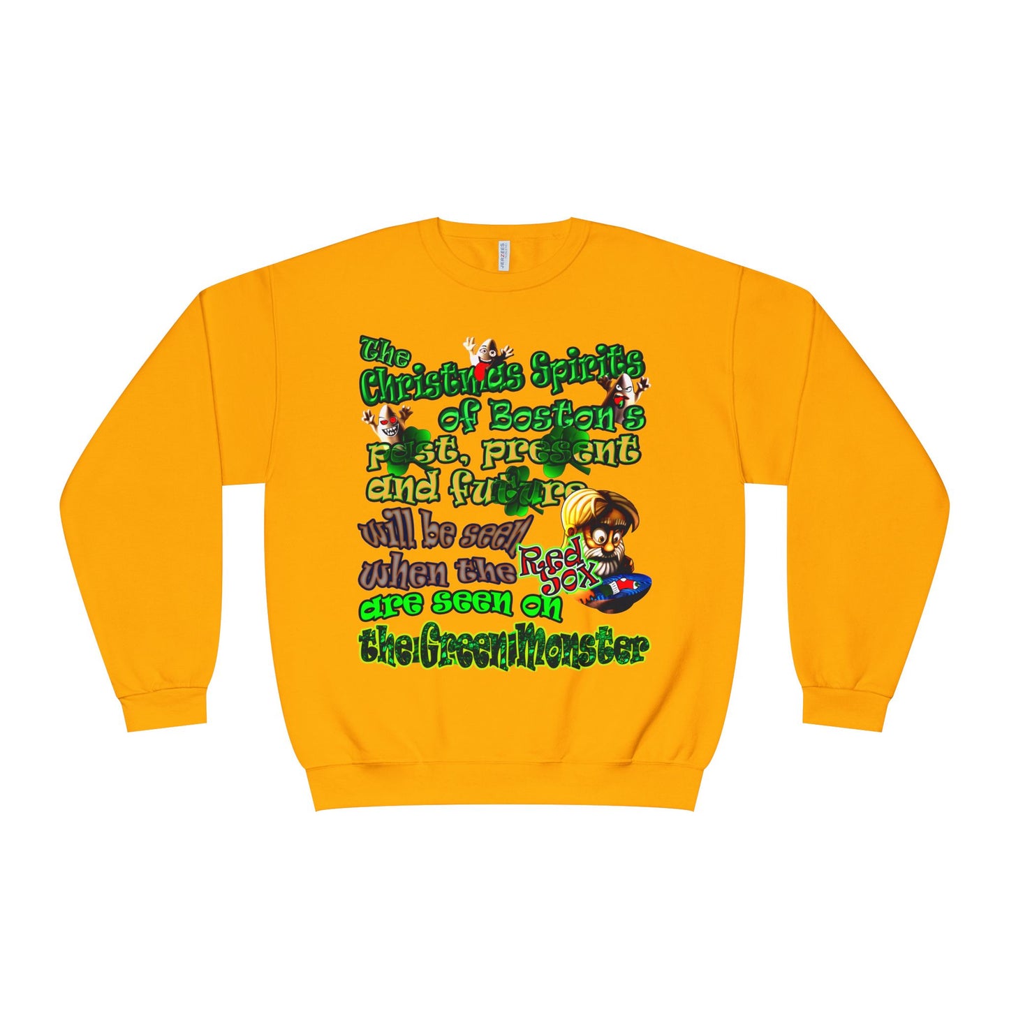 christmas spirits of boston - Unisex NuBlend® Crewneck Sweatshirt