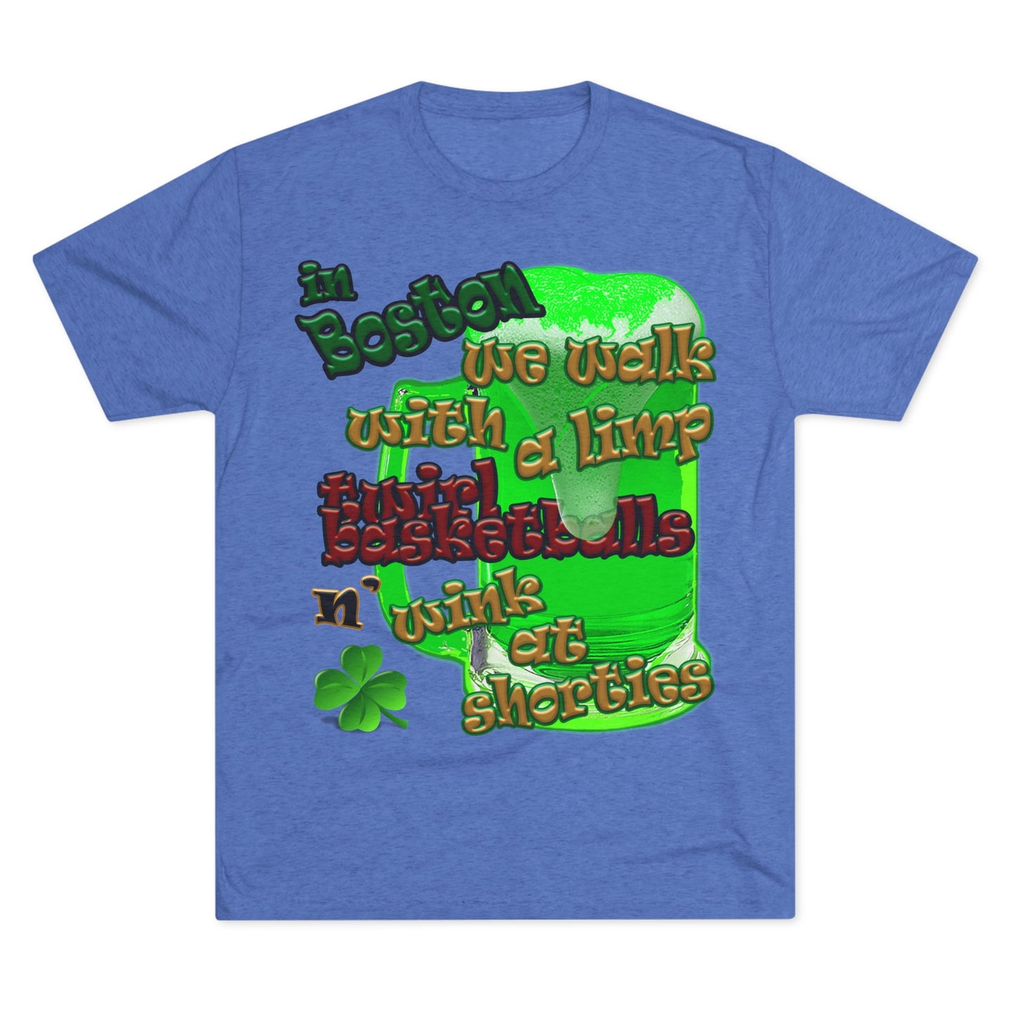 celtics logo - Unisex Tri-Blend Crew Tee