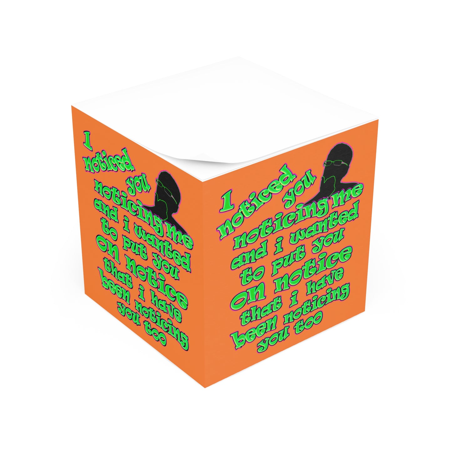 noticed you noticing - note cube (crusta)