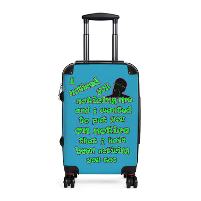 noticed you noticing - Suitcase (turquoise)