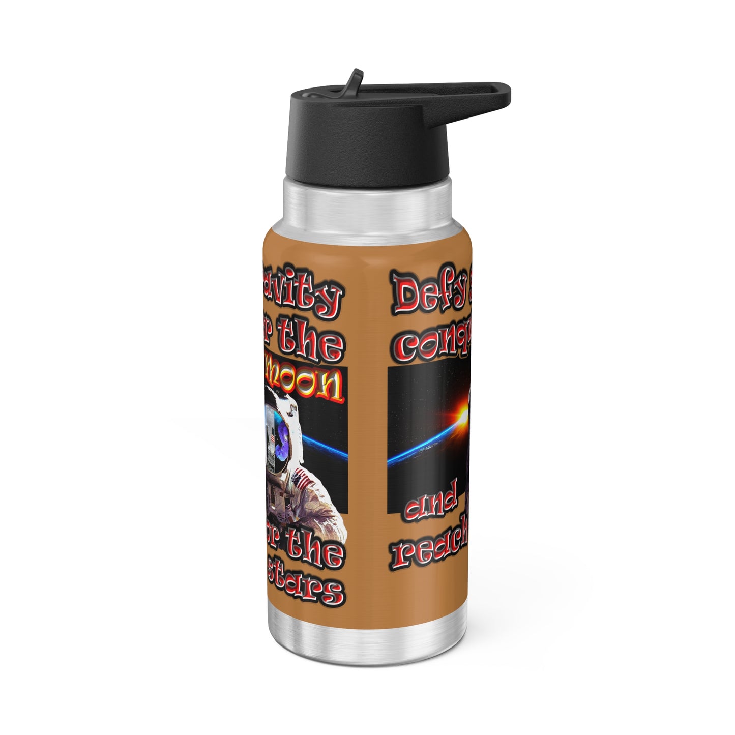 defy conquer reach - Gator Tumbler, 32oz (light brown)