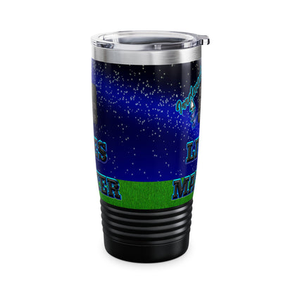 irrelevant - Ringneck Tumbler, 20oz ('snoops' background)