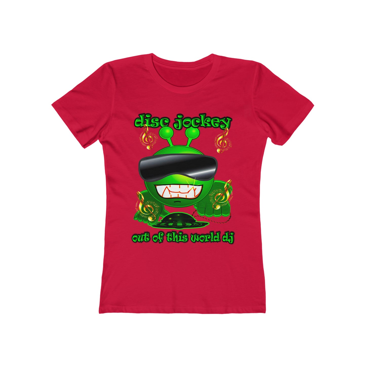 disc jockey - Women's The Boyfriend Tee