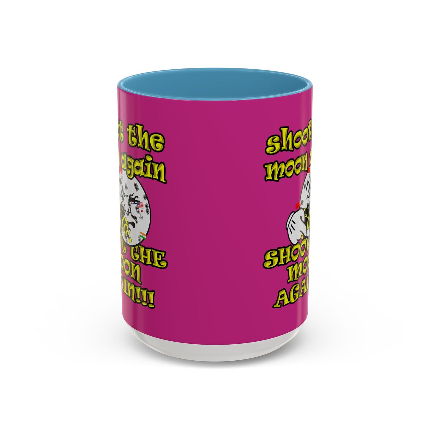 shoot the moon again - Accent Mug (pink)