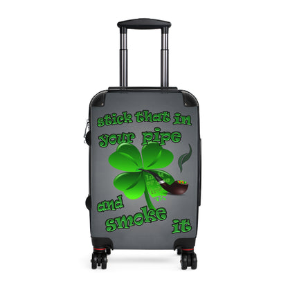 stick that in your pipe and smoke it - Suitcase (grey-light grey)