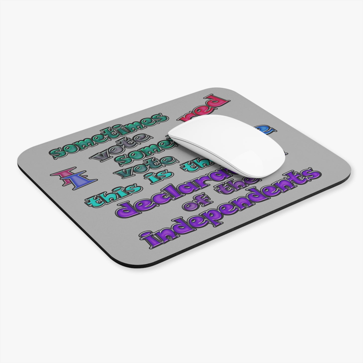 declaration of the independents - Mouse Pad (Rectangle) (light grey)