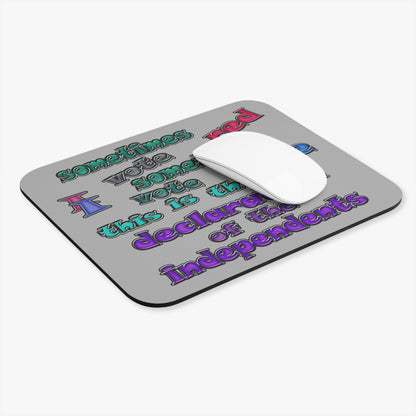 declaration of the independents - Mouse Pad (Rectangle) (light grey)