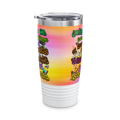 the bum's shit - Ringneck Tumbler, 20oz (color blur)